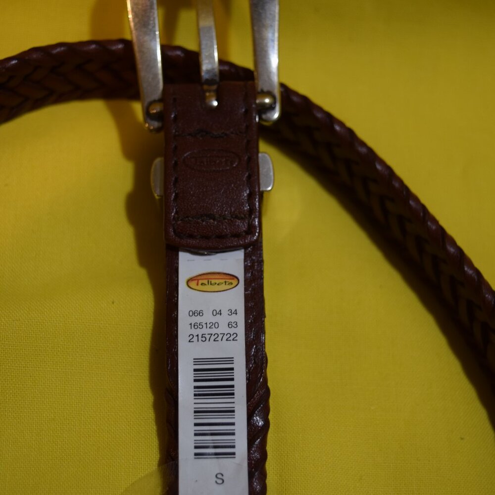 Gently Used Talbot LEATHER BELT Waist Small - Picture 4 of 4